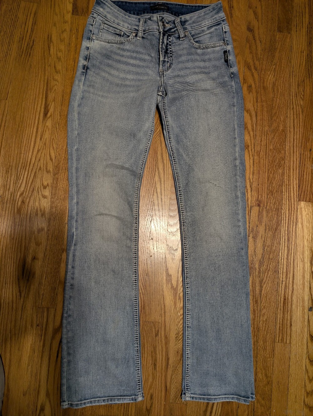Silver Jeans Suki Slim Boot Women's Light Blue Denim Jeans 27/33